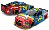 2015 Jeff Gordon #24 Axalta Retro Rainbow 1/64 Diecast