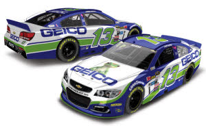 2016 Casey Mears #13 GEICO 1/24 Diecast