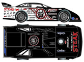 2019 Scott Bloomquist #18 Great America STEAK - Dirt Late Model 1/64 Diecast