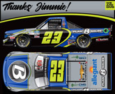 2020 Brett Moffitt #23 Jimmie Johnson Tribute Truck 1/24 Diecast