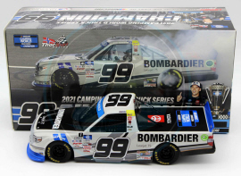 2021 Ben Rhodes #99 Bombardier - NASCAR Truck Champion 1/24 Diecast