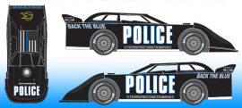 2020 Freddie Carpenter #Ok POLICE - Dirt Late Model 1/64 Diecast