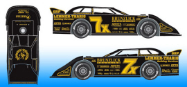 2021 Jesse Glenz #7x Dirt Late Model 1/64 Diecast