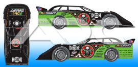 2021 Scott Bloomquist #18 Eldora Dream Throwback Dirt Late Model 1/64 Diecast