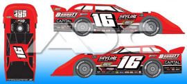 2021 Tyler Bruening #16 Dirt Late Model 1/64 Diecast