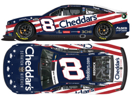 2022 Tyler Reddick #8 Cheddars Salutes 1/24 Diecast