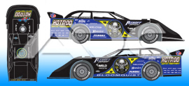 2022 Scott Bloomquist #18 HOTROD - Dirt Late Model 1/64 Diecast