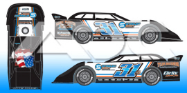 2022 Skip Arp #31 Dirt Late Model 1/64 Diecast