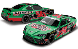 2022 Ty Gibbs #54 Interstate Batteries - Darlington Throwback 1/64 Diecast