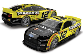 2023 Ryan Blaney #12 Menards / Duracell 1/24 Diecast