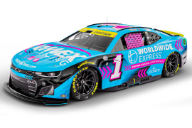 2023 Ross Chastain #1 Worldwide Express Pink 1/64 Diecast