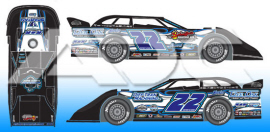 2023 Chris Ferguson #22 Dirt Late Model 1/64 Diecast