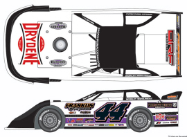 2023 Chis Madden #44 Drydene - Dirt Late Model 1/64 Diecast