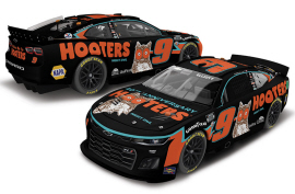 2023 Chase Elliott #9 Hooters Night Owl 1/24 Diecast