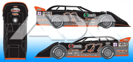 2023 Josh Rice #11 Dirt Late Model 1/64 Diecast