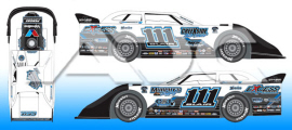 2023 Max Blair #111 Dirt Late Model 1/64 Diecast