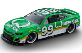 2023 Daniel Suarez #99 Quaker State - Darlington Throwback 1/24 Diecast