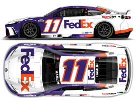 2024 Denny Hamlin #11 FedEx NASCAR 1/24 Diecast