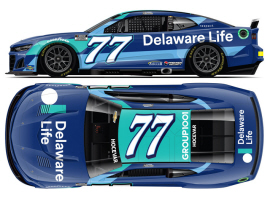 2024 Carson Hocevar #77 Delaware Life 1/24 Diecast