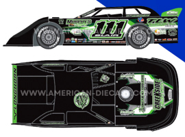 2024 Max Blair #111 Dirt Late Model 1/64 Diecast