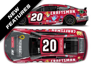 2025 Christopher Bell #20 Craftsman / Racing for a Miracle 1/64 Diecast