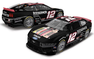 2025 Ryan Blaney #12 BODYARMOR Black 1/24 Diecast