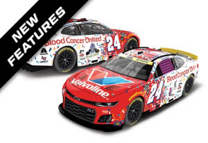 2025 William Byron #24 Valvoline Blood Cancer United 1/64 Diecast