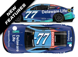 2025 Carson Hocevar #77 Delaware Life 1/64 Diecast