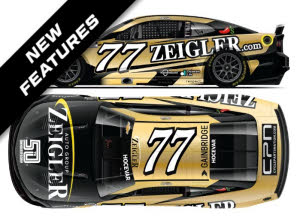 2025 Carson Hocevar #77 Zeigler 50th Anniversary 1/64 Diecast