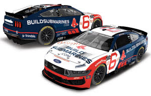 2025 Brad Keselowski #6 BuildSubmarines.com / Boston Red Sox 1/24 Diecast