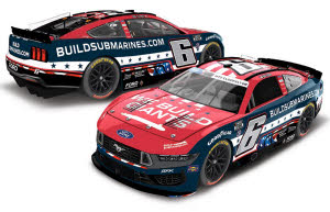 2025 Brad Keselowski #6 BuildSubmarines.com Salutes 1/24 Diecast