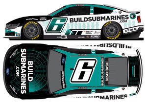 2025 Brad Keselowski #6 BuildSubmarines.com Tribute to Veterans 1/24 Diecast