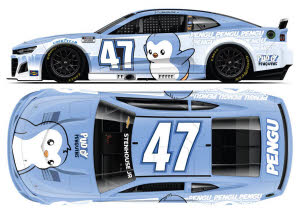 2025 Ricky Stenhouse Jr #47 Pudgy Penquins 1/24 Diecast
