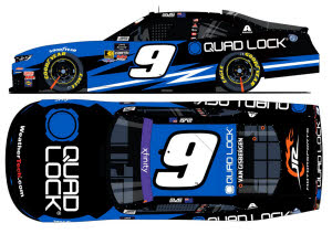 2025 Shane Van Gisbergen #9 Quad Lock 1/24 Diecast