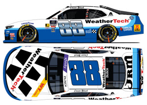 2025 Connor Zilisch #88 WeatherTech - Darlington Throwback 1/64 Diecast