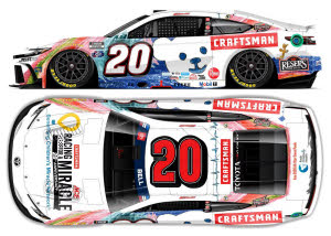 2026 Christopher Bell #20 Craftsman / Racing for a Miracle 1/24 Diecast
