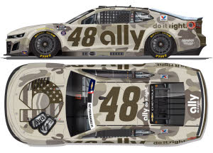 2026 Alex Bowman #48 ally Patriotic 1/64 Diecast