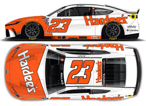 2026 Bubba Wallace #23 Hardee's Flashback 1/24 Diecast