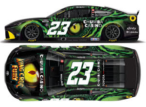 2026 Bubba Wallace #23 Chumba Casino King Croc Fury 1/24 Diecast