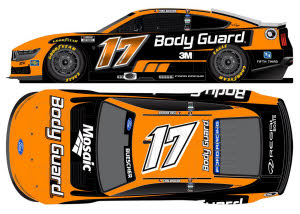 2026 Chris Buescher #17 Body Guard / Greg Biffle Tribute 1/24 Diecast