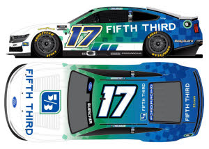 2026 Chris Buescher #17 Fifth Third Bank 1/24 Diecast