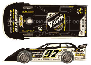 2026 Cody Overton #97K Dirt Late Model 1/64 Diecast