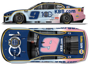 2026 Chase Elliott #9 Kelley Blue Book 100th Anniversary 1/24 Diecast