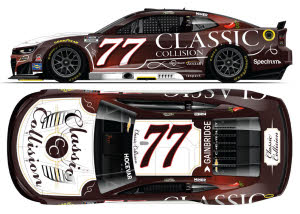 2026 Carson Hocevar #77 Classic Collision 1/24 Diecast