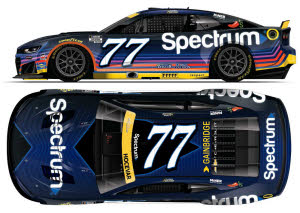 2026 Carson Hocevar #77 Spectrum Dark Mode 1/24 Diecast