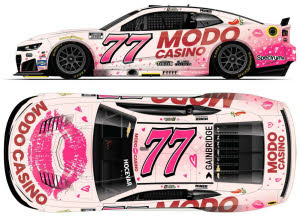 2026 Carson Hocevar #77 Modo Casino 1/24 Diecast