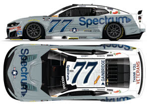 2026 Carson Hocevar #77 Spectrum Patriotic 1/64 Diecast