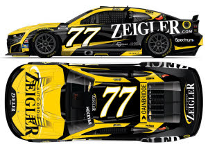 2026 Carson Hocevar #77 Zeigler Auto Group 1/24 Diecast
