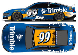 2026 Corey LaJoie #99 Trimble / Greg Biffle Tribute 1/24 Diecast