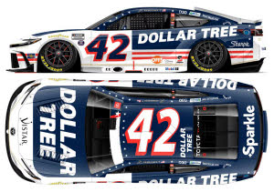 2026 John Hunter Nemechek #42 Dollar Tree Patriotic 1/64 Diecast